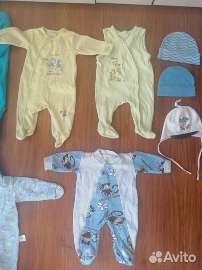 Детские вещи пакетом 56 62 68