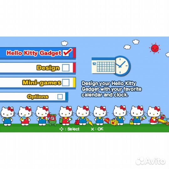 Hello Kitty Puzzle Party PSP, английская версия