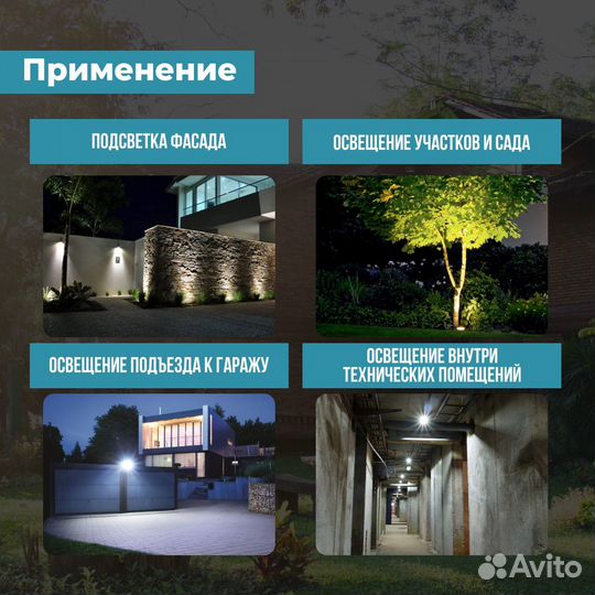 Прожектор светодиодный уличный 20 Вт IP65