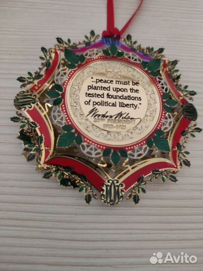 Рождественское украшение Белого дома 2013, США