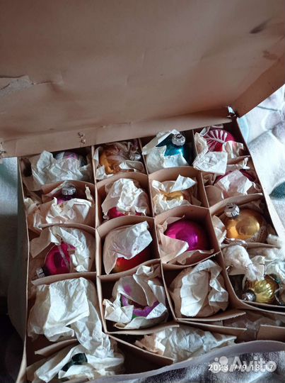 Набор ёлочных игрушек гдр