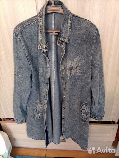 Кардиган джинсовый