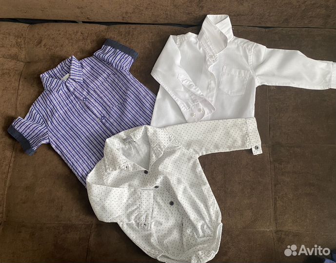 Вещи пакетом на мальчика 74 80