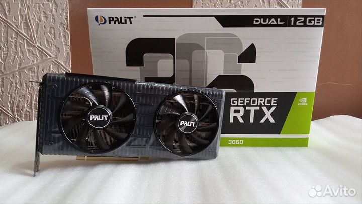 Видеокарта palit GeForce RTX 3060 12Gb