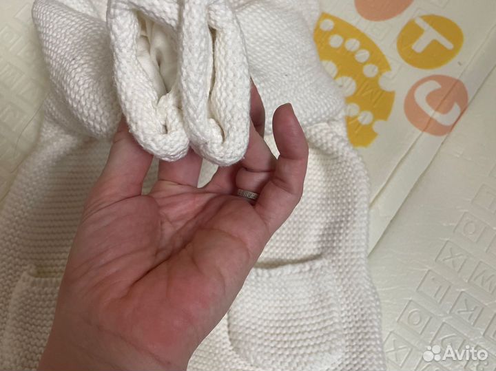 Вязанный кардиган george 9-12 мес