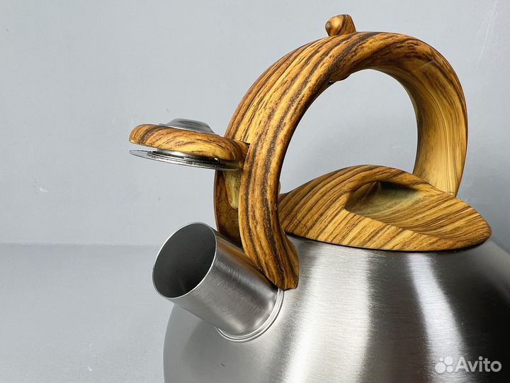 Чайник для плиты со свистком из нержавейки