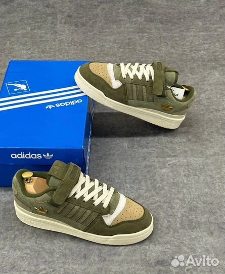 Кроссовки Adidas forum 84 low зимний