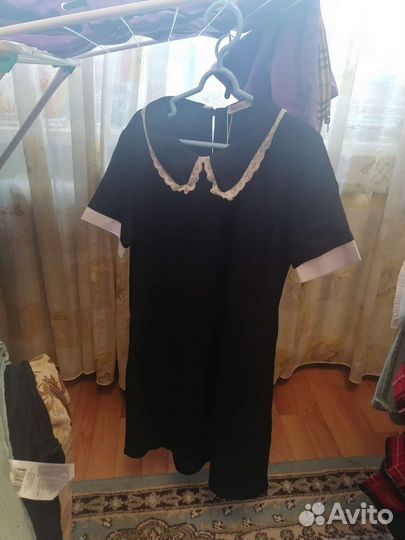 Платье форма синее