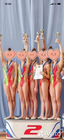 Групповые купальники для выступлений, 5 штук