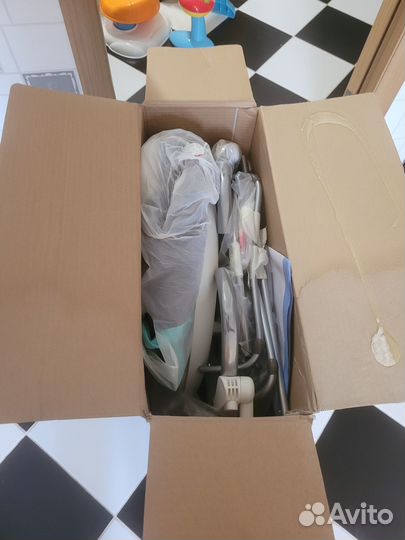 Кресло-шезлонг, качалка-баунсер 3 в 1