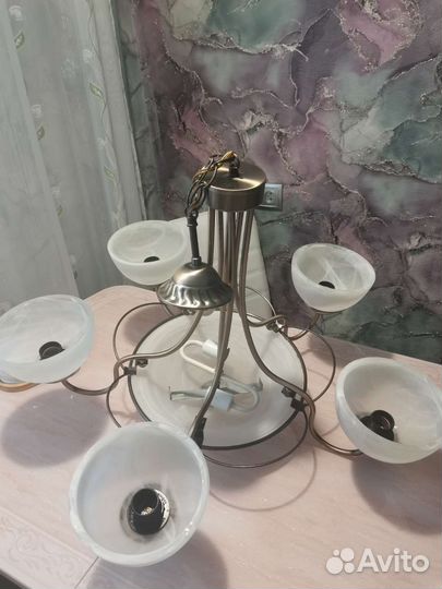 Люстра подвесная бу