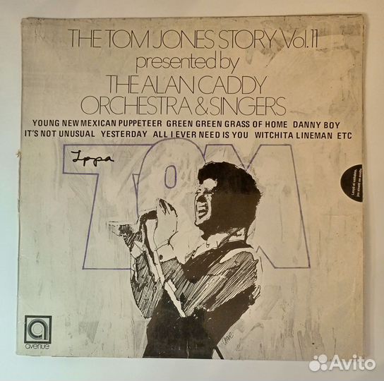 LP Alan Caddy Orchestra & Singers–The Tom Jones