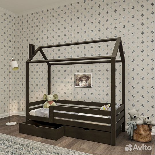 Кровать домик новая