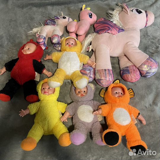 Игрушки пакетом для девочки
