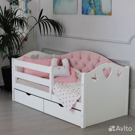 Кровать детская мягкая