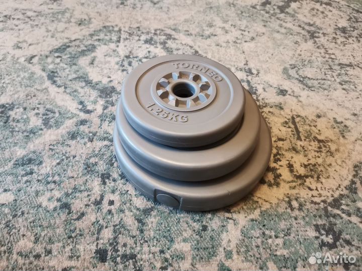 Блины для штанги Torneo 1.25/2.5/5 кг