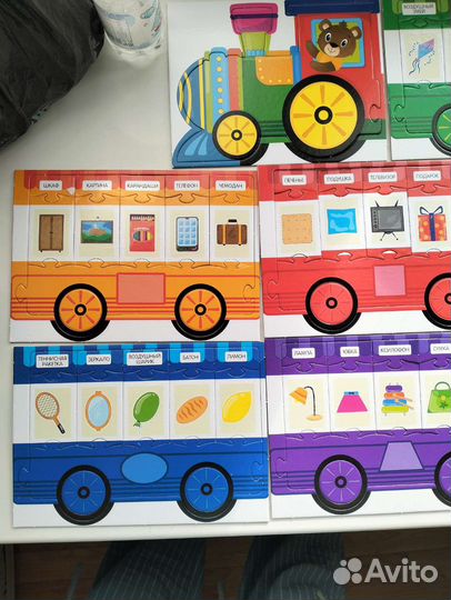 Паровозик пазл