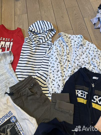 Вещи пакетом на мальчика 122 128