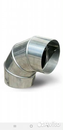 Оцинкованные трубы для вентиляции и дымохода