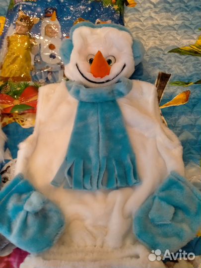 Прокат костюмы снеговика5-7 лет