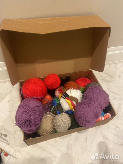 Пряжа нитки для вязания цена за все