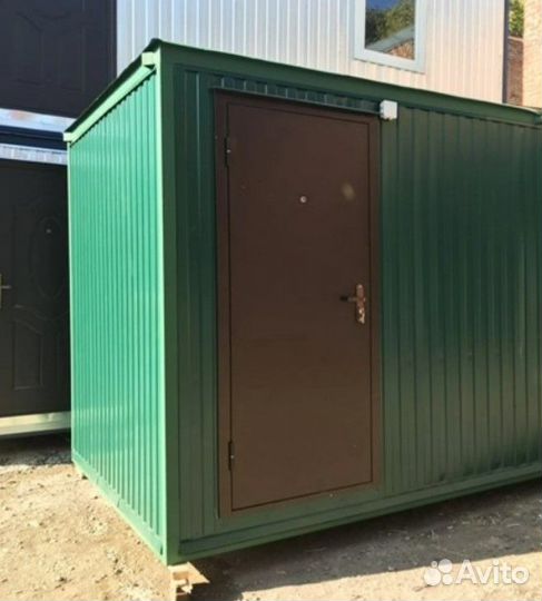 Бытовка из профнастила - лдсп