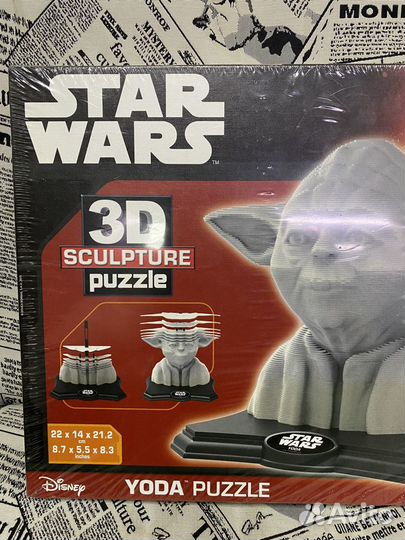 Star Wars Yoda 3D Пазл 160 (новый)