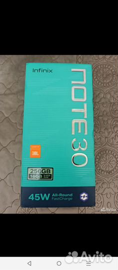 Infinix Note 30, 8/256 ГБ