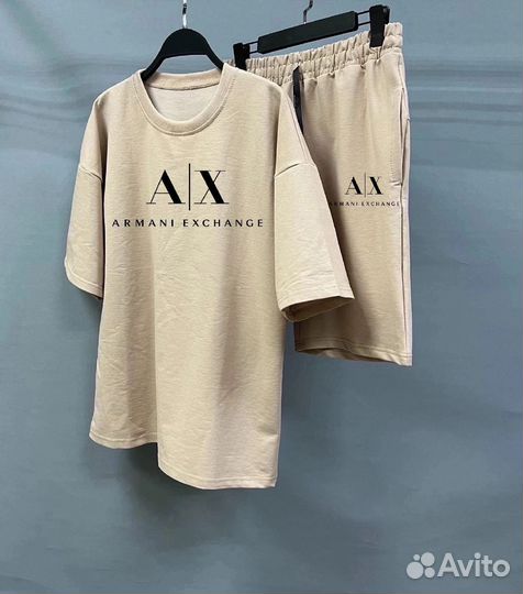 Летний костюм шорты футболка Armani Exchange