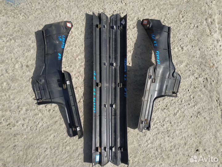 Накладки порогов внутренние Hyundai Sonata EF 5