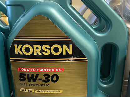 Korson 5W-30 full synthetic A5/B5 4л синт. мотор