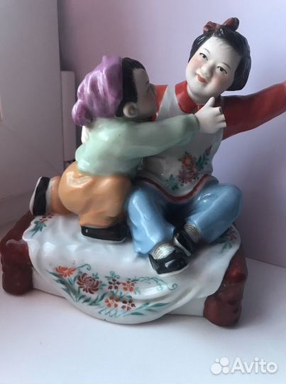 Статуэтка старый китай «Играющие дети»