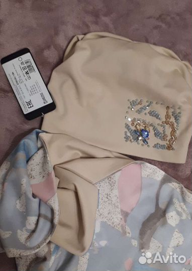 Шапка и снуд женский. Новый