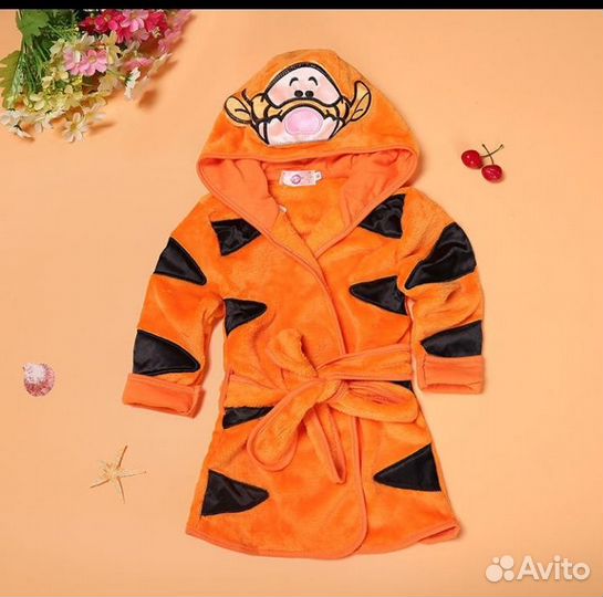 Детский тёплый халат 