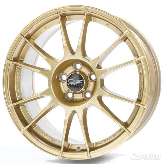 R18 5x100 8J ET48 D68 OZ Ultraleggera Race Gold d