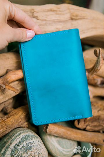 Обложка на паспорт из натуральной кожи 