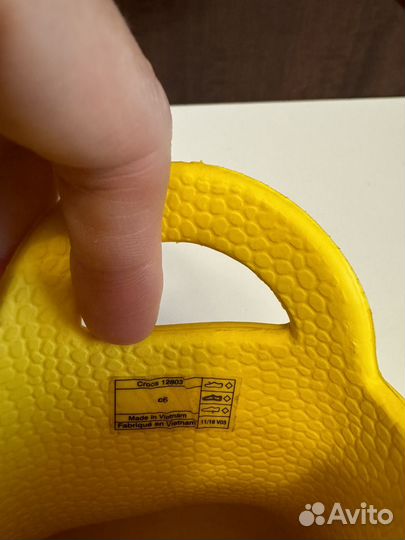 Детские Резиновые сапоги crocs c 6