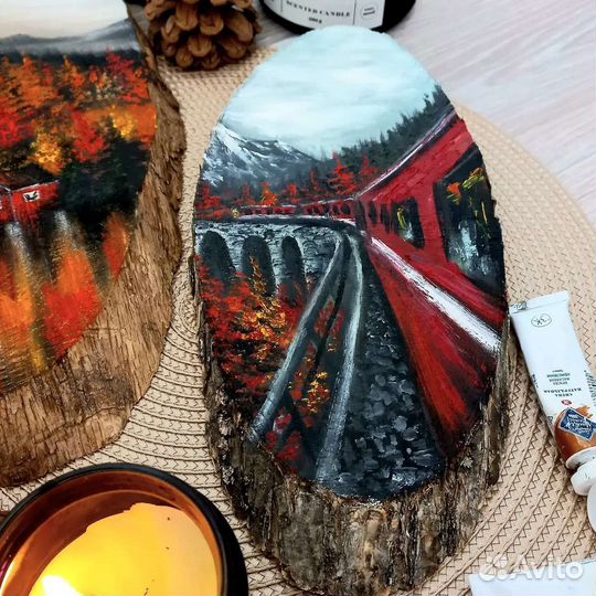 Живопись на спилах