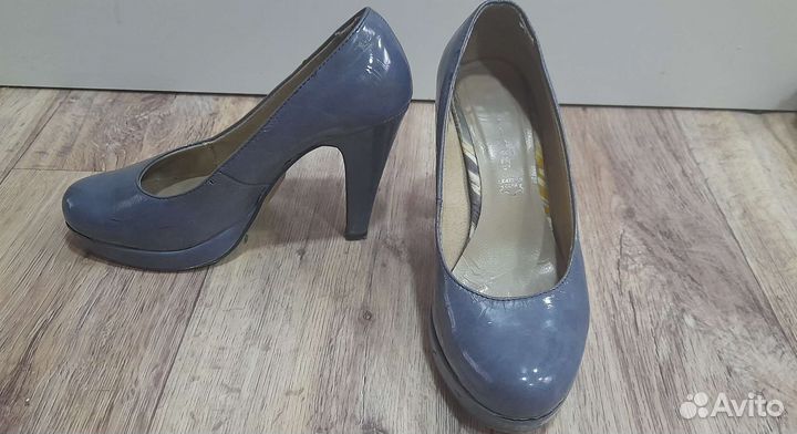 Туфли женские 37 размер натуральная кожа лак