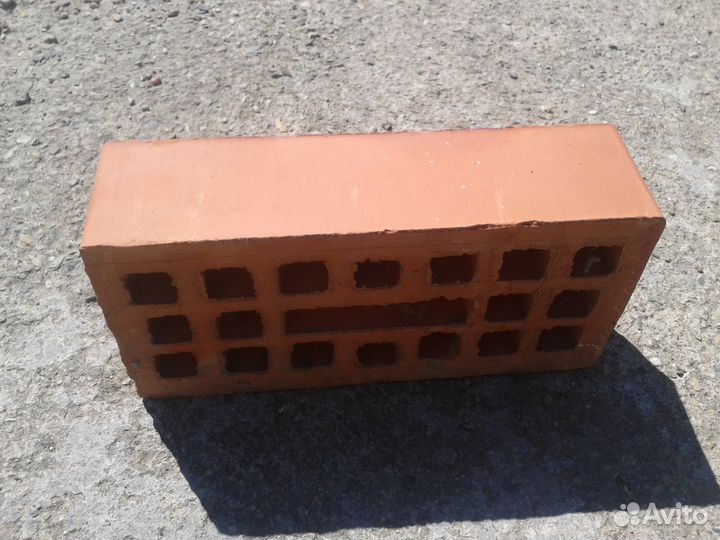 Кирпич итальянский одинарный (губский) 65x120x250