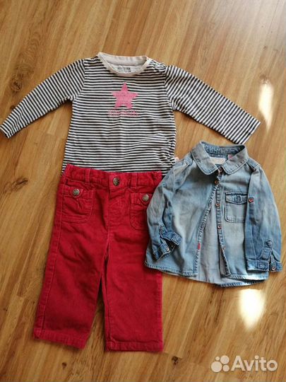 Вещи пакетом на девочку