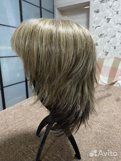 Парик из натуральных волос 100%