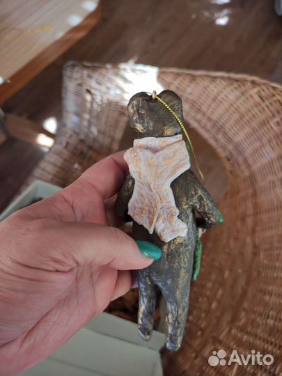 Новогодние игрушки из ваты для большой елки