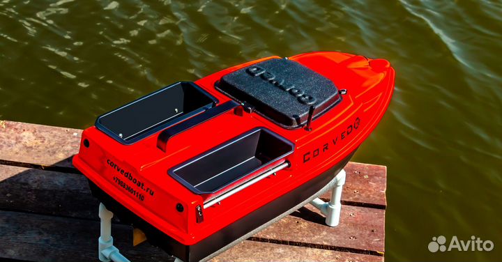 Прикормочный кораблик с GPS и мощным АКБ