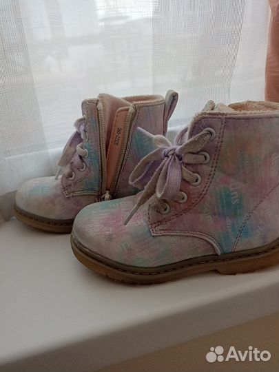 Ботинки демисезонные для девочки 25 размер
