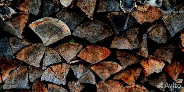 Дрова естесвенной влажности
