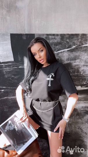 Футболка chrome hearts 2цв