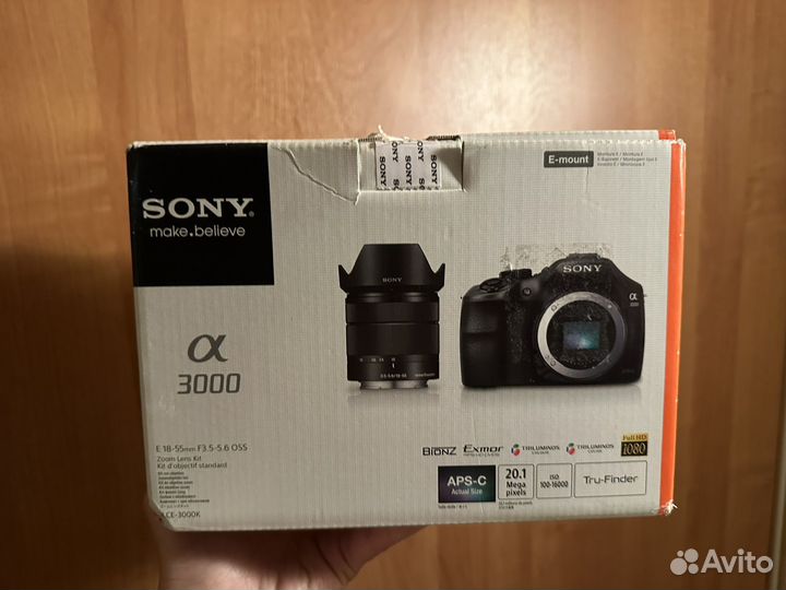 Зеркальный фотоаппарат sony