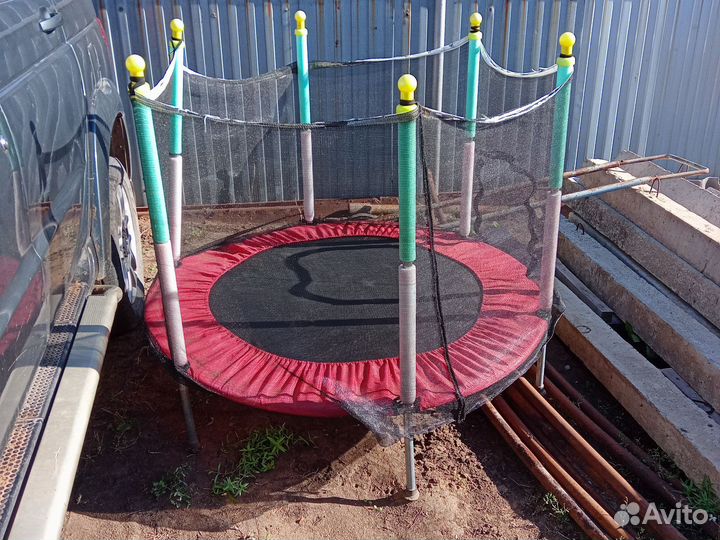 Батут с сеткой