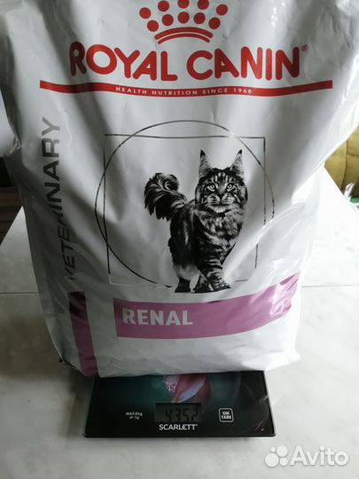 Корм для кошек Royal Canin Renal 4кг